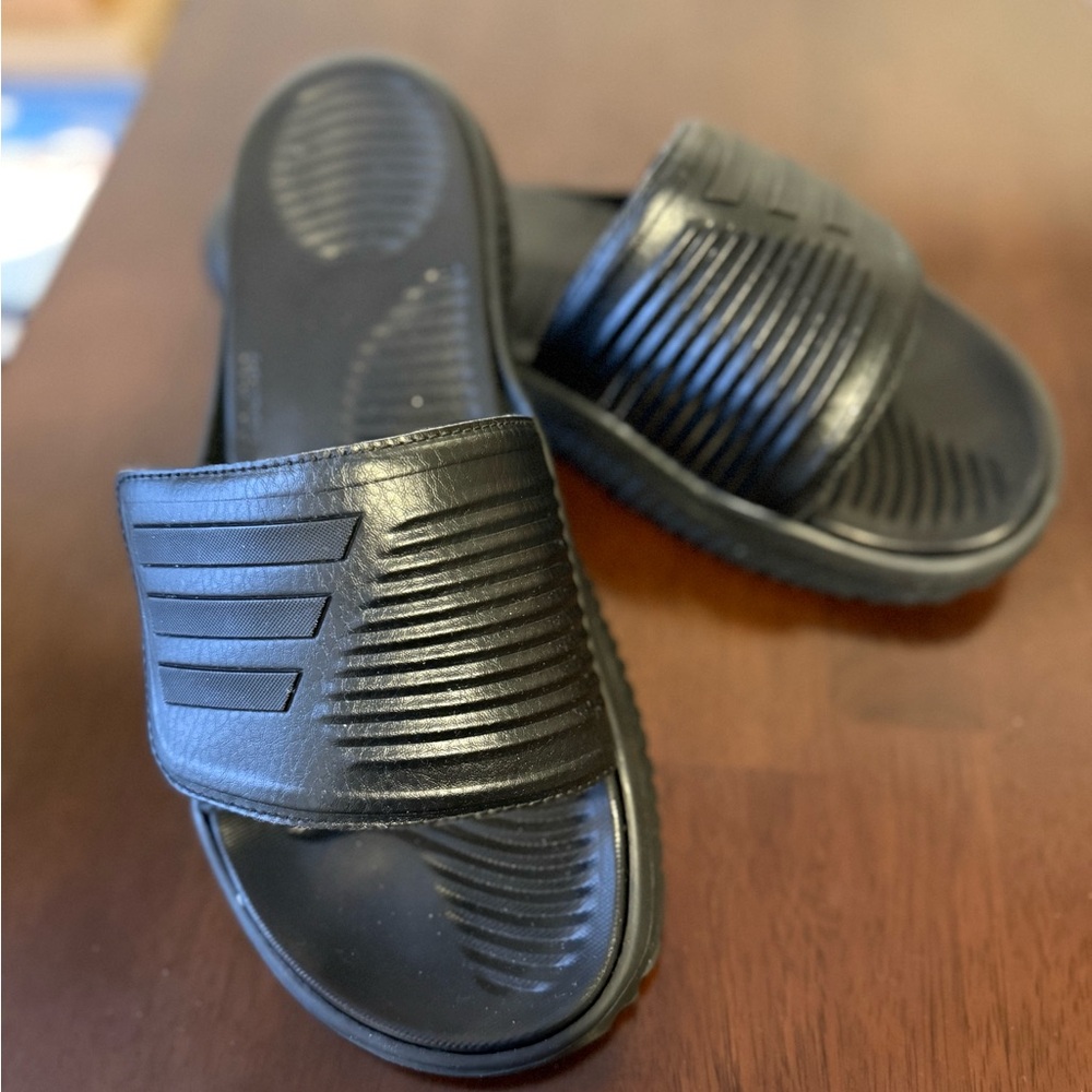 adidas Black Slide Sandals